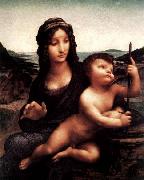 LEONARDO da Vinci Madonna with the Yarnwinder